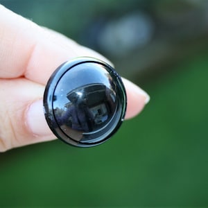 Black Safety Eyes 12-14-16-18-20-22-24 mm for Teddy Bear Doll Amigurumi Doll Toy Crafts Dog Cat Animal
