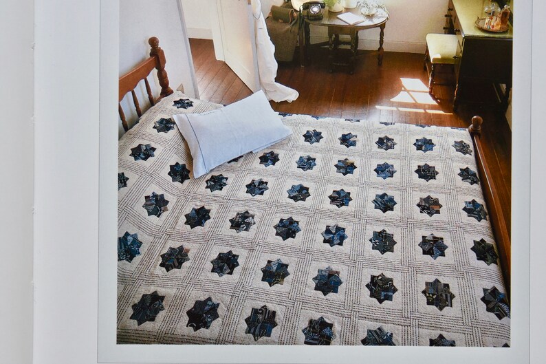 Japanese Patchwork Quilt Pattern Kotatsu Bed Blanket Cover Etsy