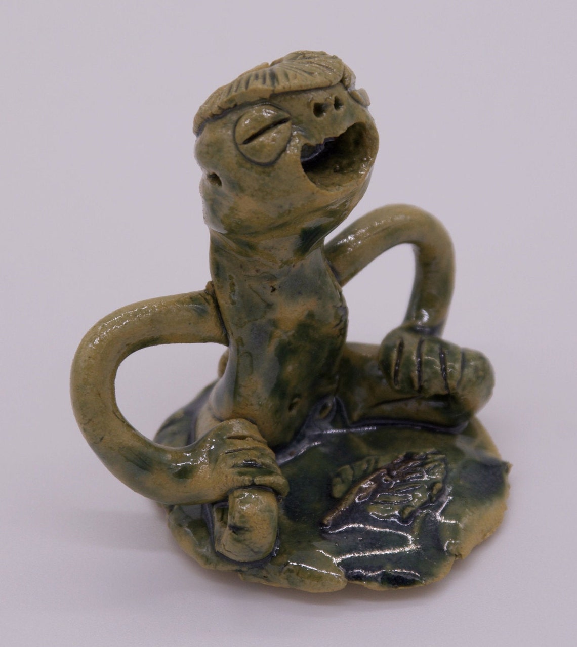 GARAPPA Japanese Yokai Kappa Figurine Statue Creature Okimono Etsy
