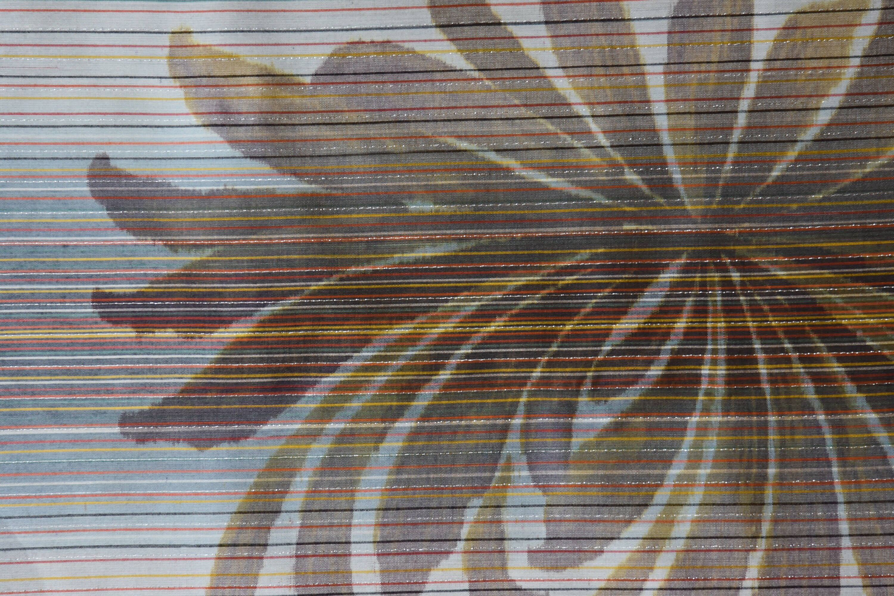 Japanese Batik Rayon Fabric KIKU Gradation Red Blue Geometric Etsy