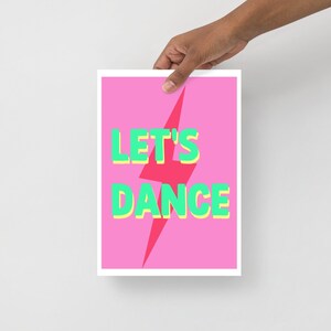 Cartel de Let's Dance A4