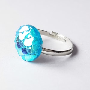 Blue Mermaid Ring
