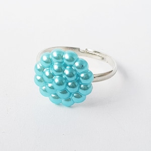Pearljam Ring blau