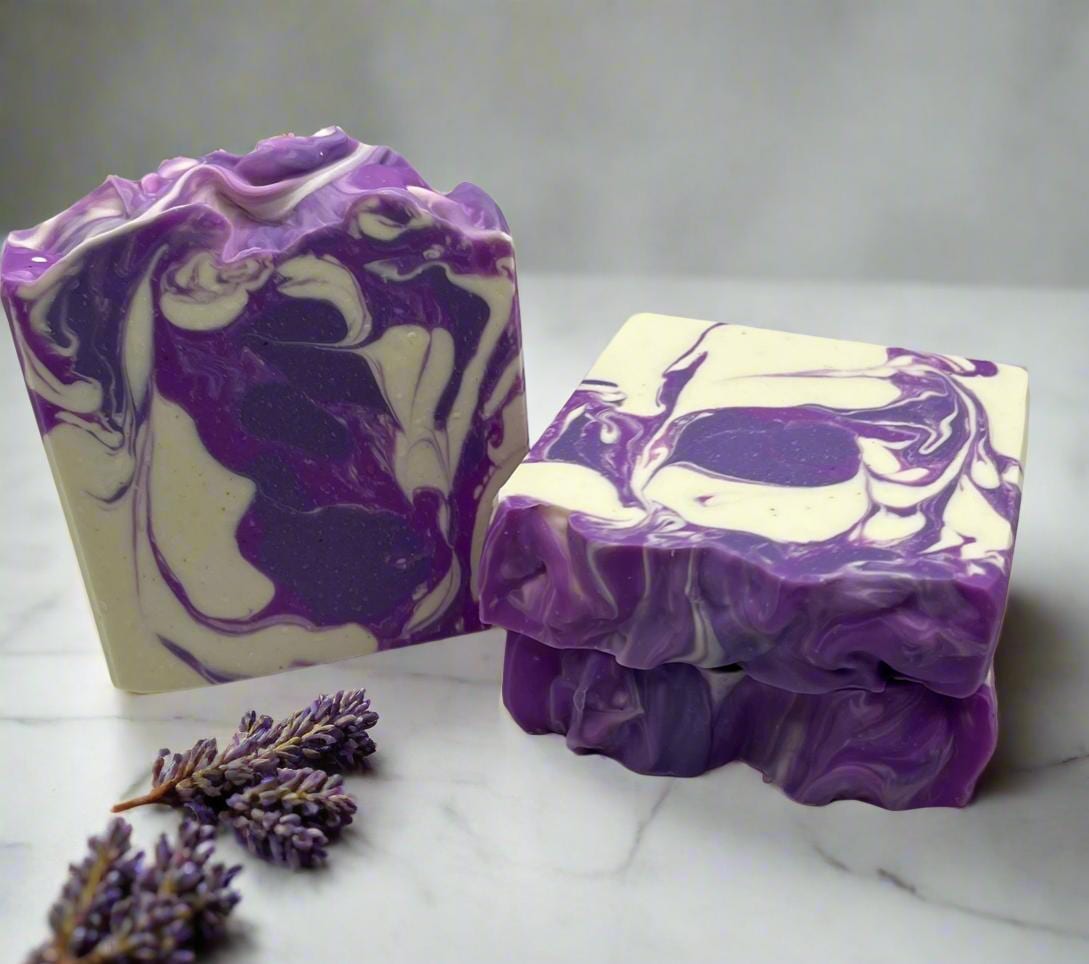 Handmade Lavender Soap | Shea Butter, Vegan Cold Process - Etsy