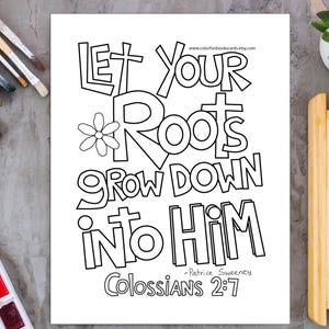 Digital Download "Let Your Roots Grow Down Into Him"
