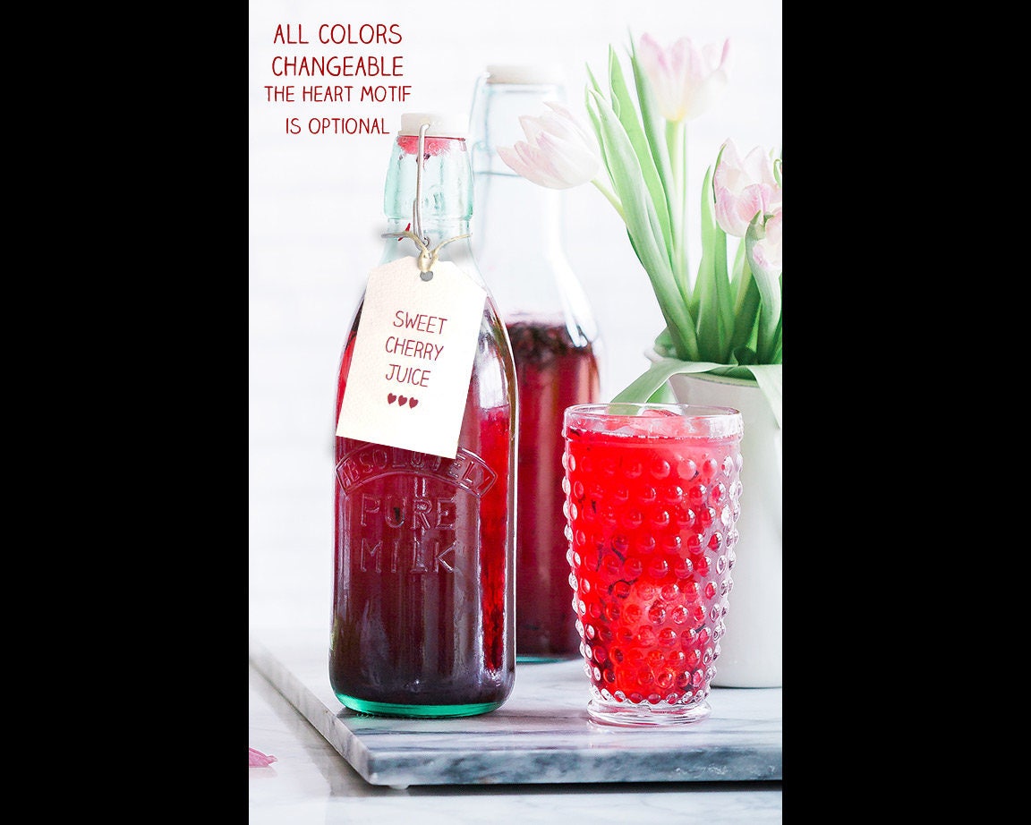 Drink Bottle Label Template