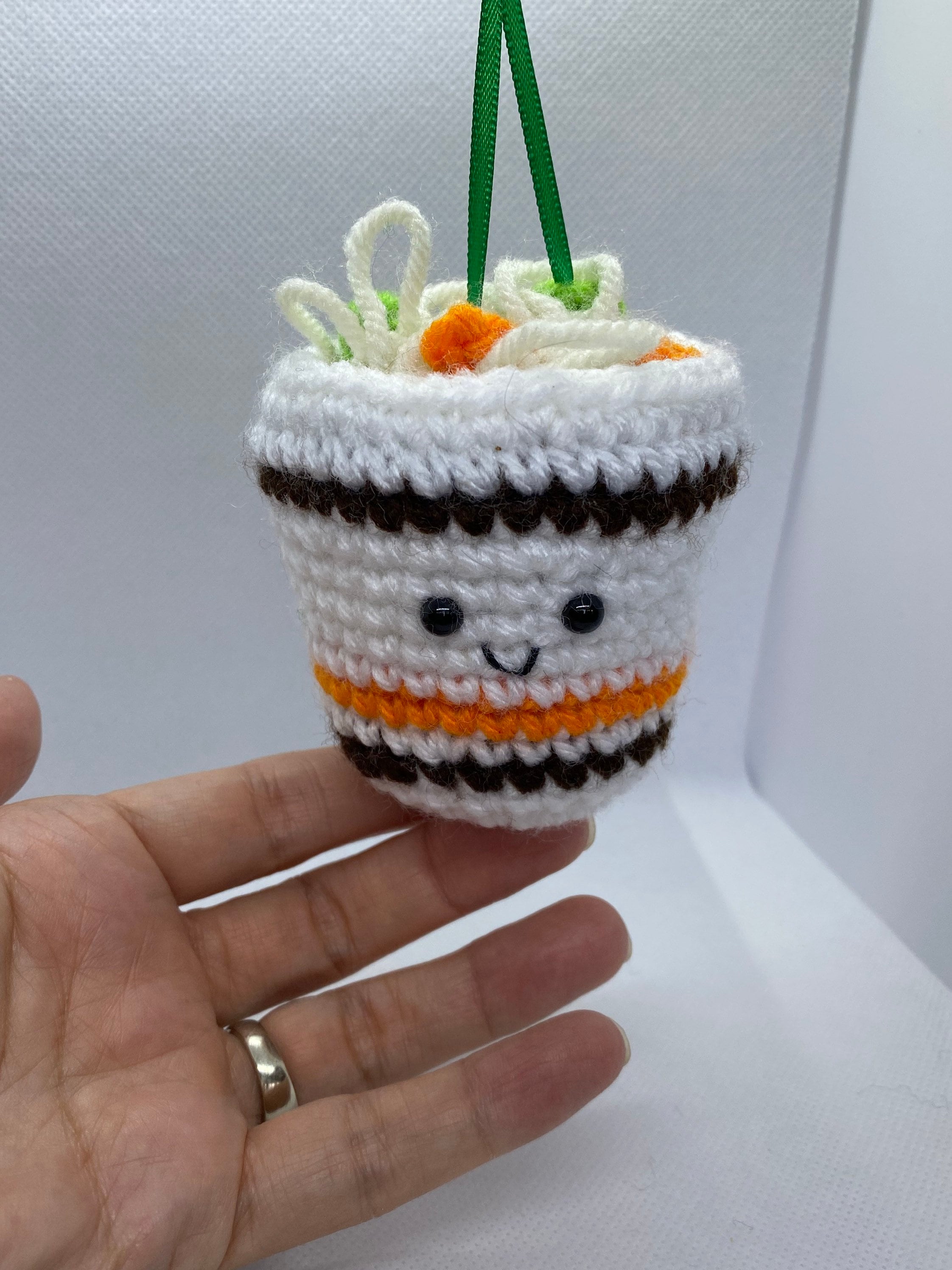 Instant Noodles Amigurumi Ornament Etsy