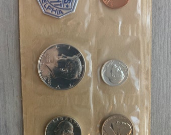 1964 Proof Set Coins Philadelphia Mint