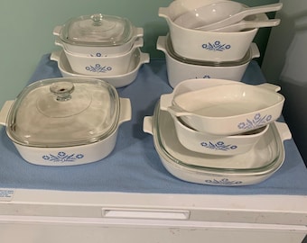 Vintage Corning Ware Cornflower Blue Dishes - Various Selections (see listing)