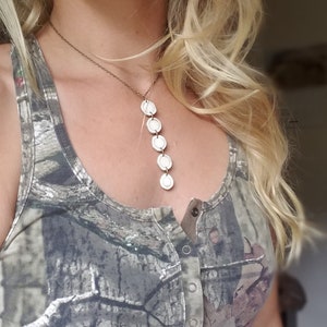 Deer Antler Necklace, Boho Antler Jewelry, Minimalist Antler Necklace
