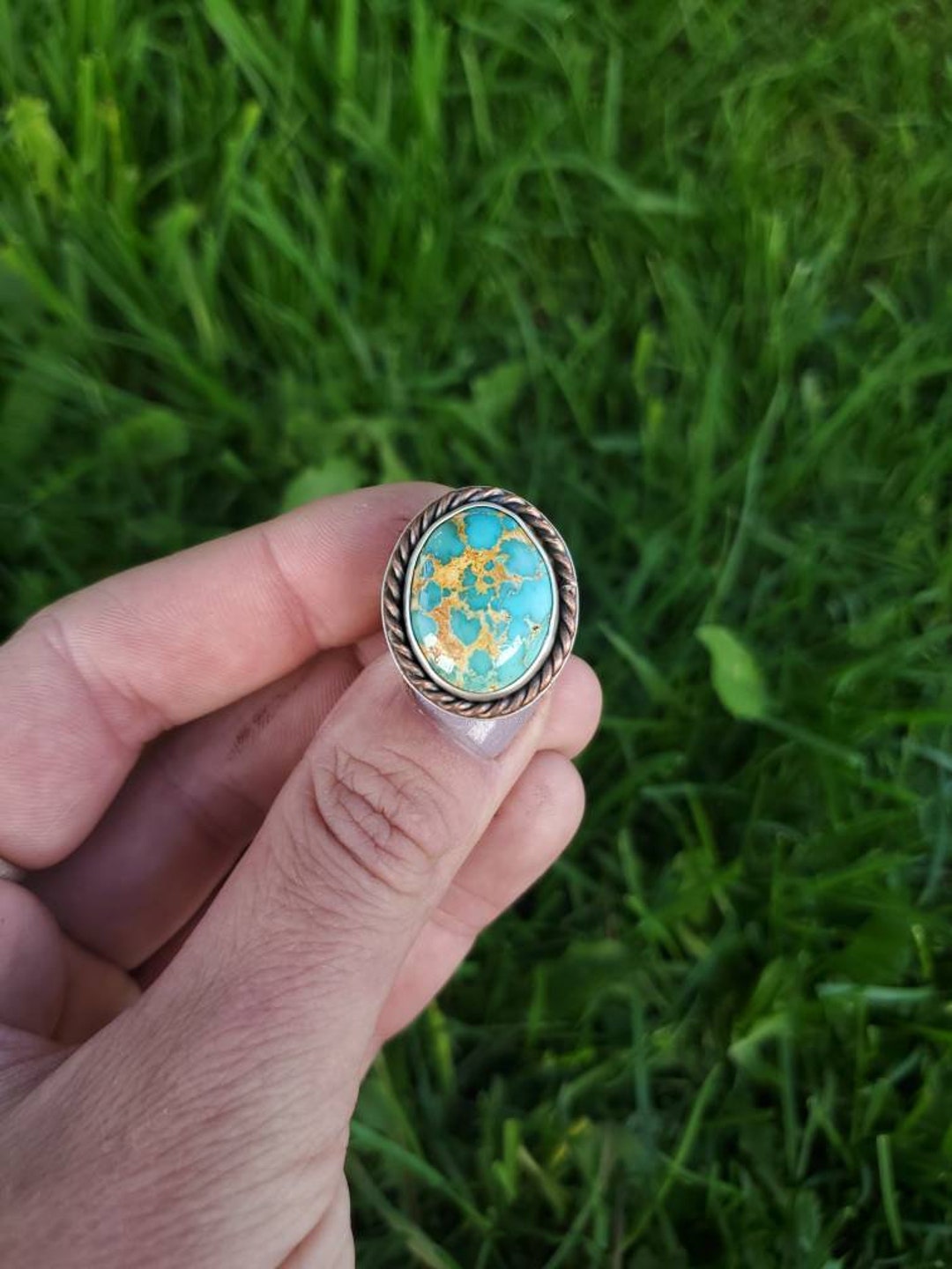 Turquoise Statement Ring, Darling Darlene Turquoise, Western Style ...