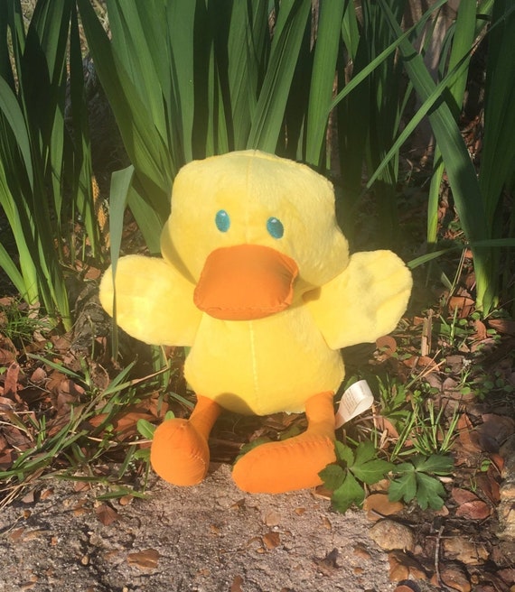stuffed toy duck that quacks