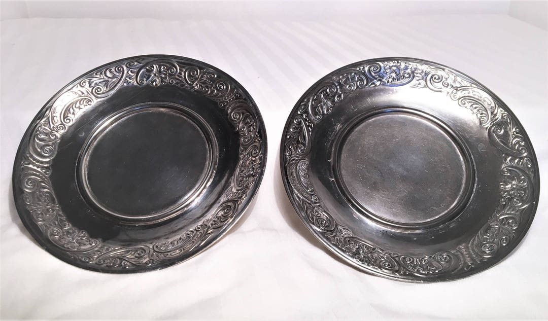 Pairpoint Manufacturing Quadruple Plate Under Plates for Jams Marmalade