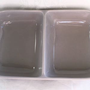 Franciscan Tiempo Gray Divided Vegetable Serving Dish