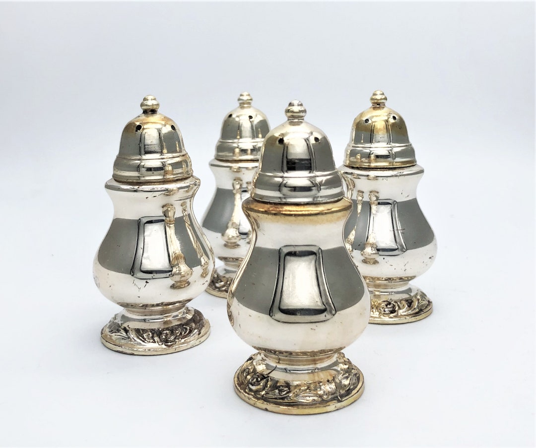 Oneida Ltd 51 Salt and Pepper Shakers Set of 4 Buffet Setting Etsy
