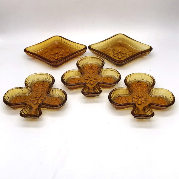 Tiara Amber Glass Etsy