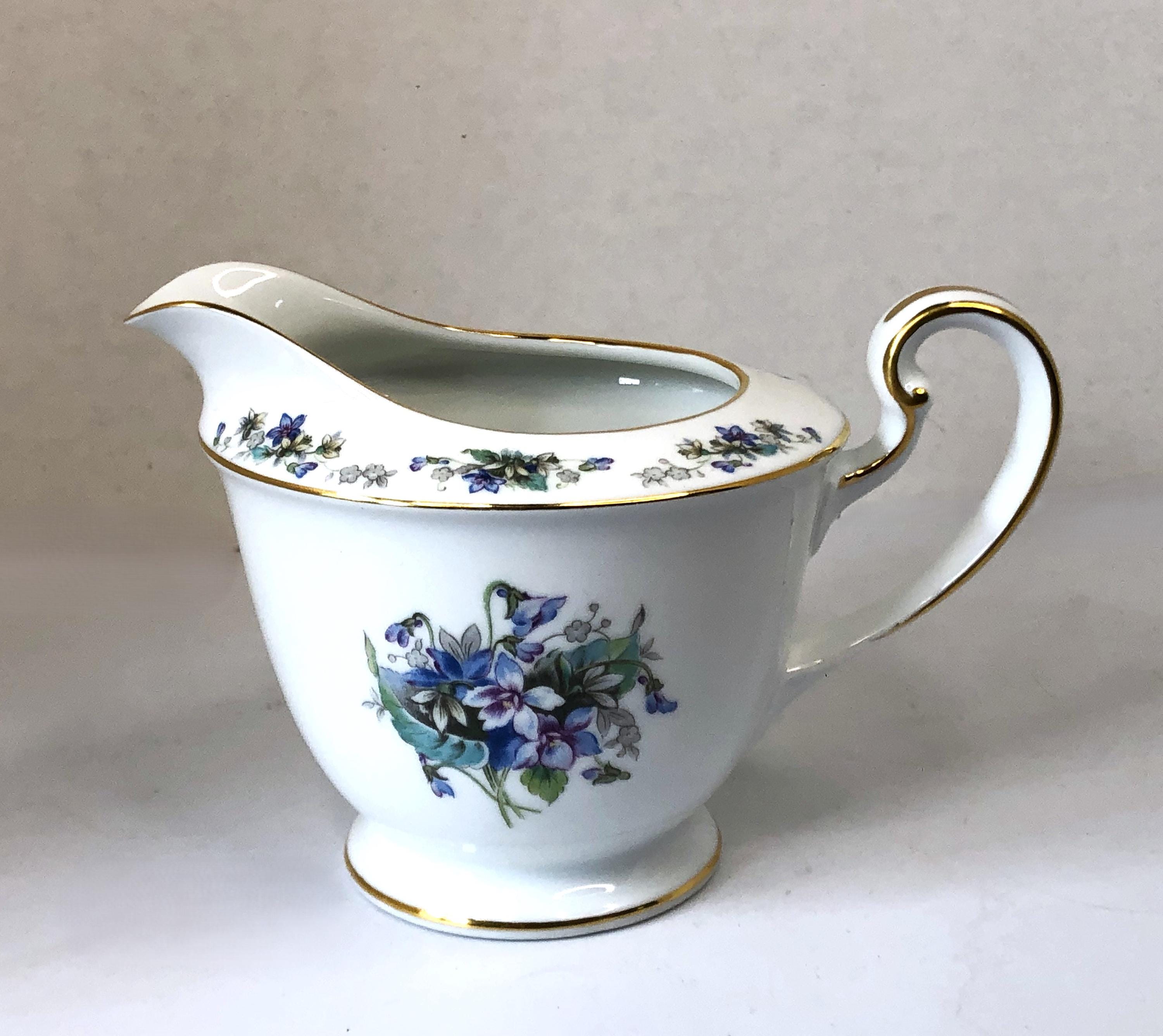 Noritake 紫の縁取り 平皿　1950−1960年代 Noritake 紫の縁取り 平皿 1950−1960年代