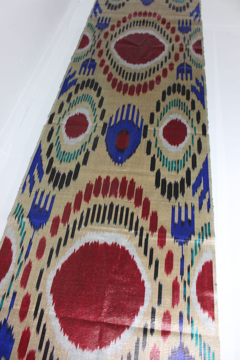 Silk Fabric,Hand Woven Fabric,FB 834. Ikat Upholstery Fabric,Ikat Ikat Fabric By The Yard Silk Ikat Fabric