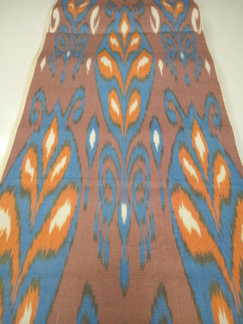 Cotton Ikat Fabric ikat Fabric by the Yard ikat Upholstery Etsy