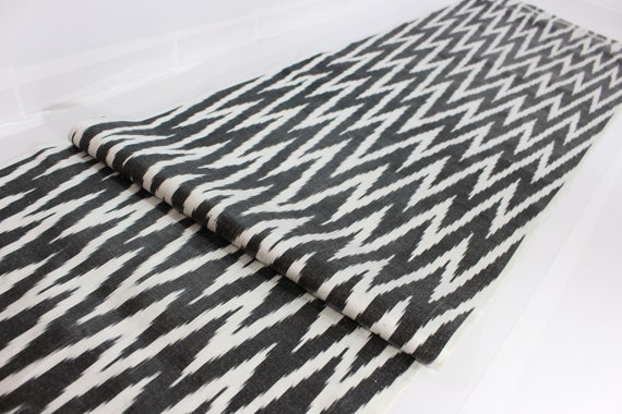 Ikat Fabric Hand Woven Fabric Silk Ikat Ikat Fabric by the yard Uzbek Fabric