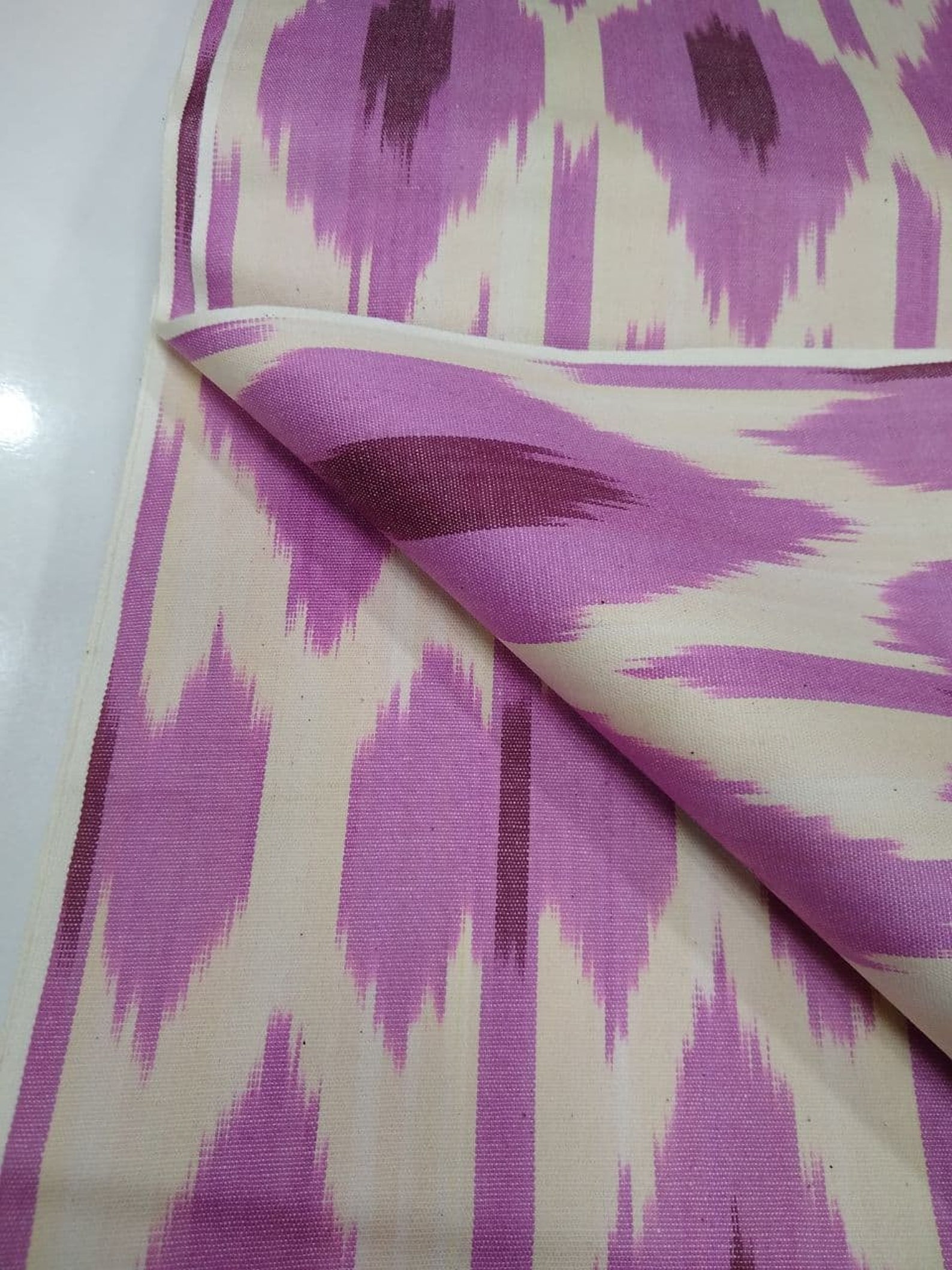 Cotton Ikat Fabric Ikat Fabric by the Yard Ikat Upholstery Etsy