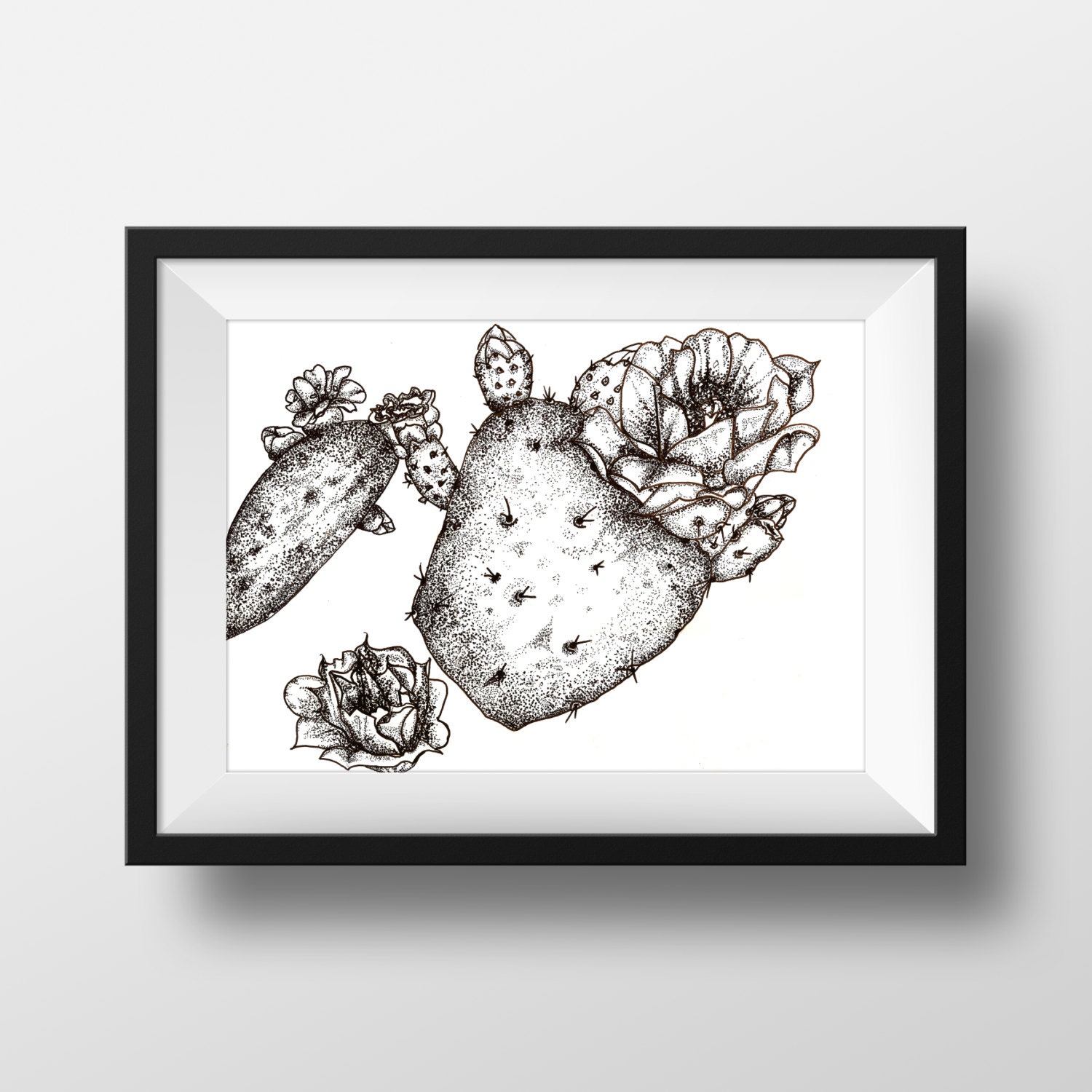 Prickly Pear Illustration Giclee Print - Etsy