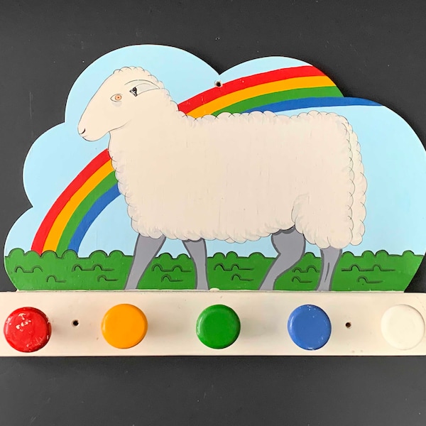 Vintage Childs Coat Rack Etsy