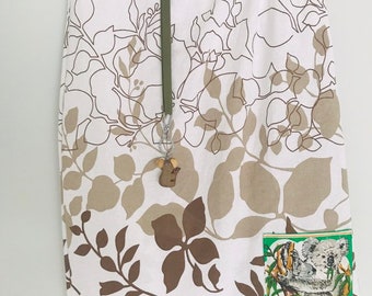 Koala skirt cotton drill