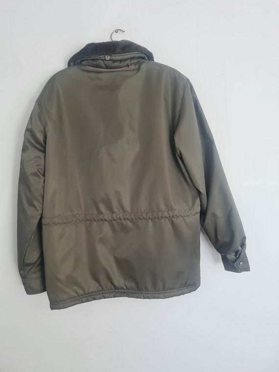 Original SPICER 1970s Army Green Vintage Jacket Coat … Gem