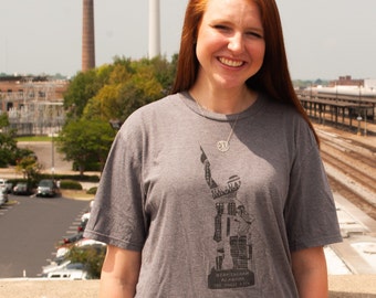 Vulcan Tshirt, Birmingham Alabama, Graphic Tee