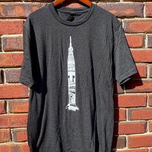 Huntsville Rocket Tshirt, graphic tee, Huntsville, Alabama