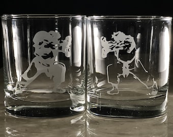 2pc Street Fighter Rock Glasses