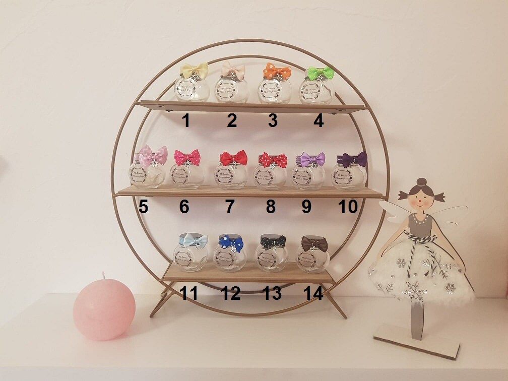 Petit Pot Boite Ma Première Mèche de Cheveux Petit Noeud