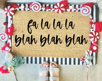 Christmas Doormat, Funny Doormat, Doormat, Floormat, Rug, Christmas Decor