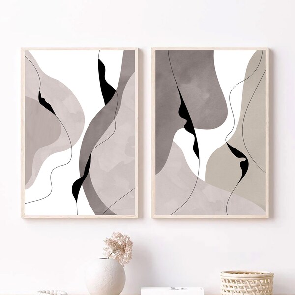Two Piece Wall Art Etsy