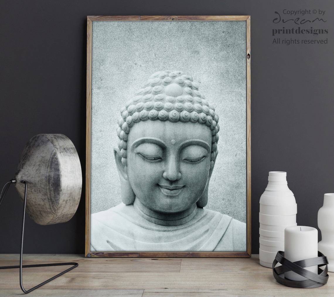 Buddha Printable Art Buddha Print Buddha Poster Buddha Wall - Etsy