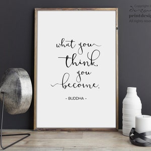 Buddha Quote Printable, Buddha Handwritten Quote Print, Zen Quote, Zen ...