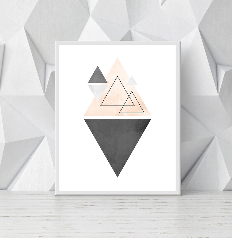 Printable Scandinavian Poster Modern Mid-century Art Nordic | Etsy