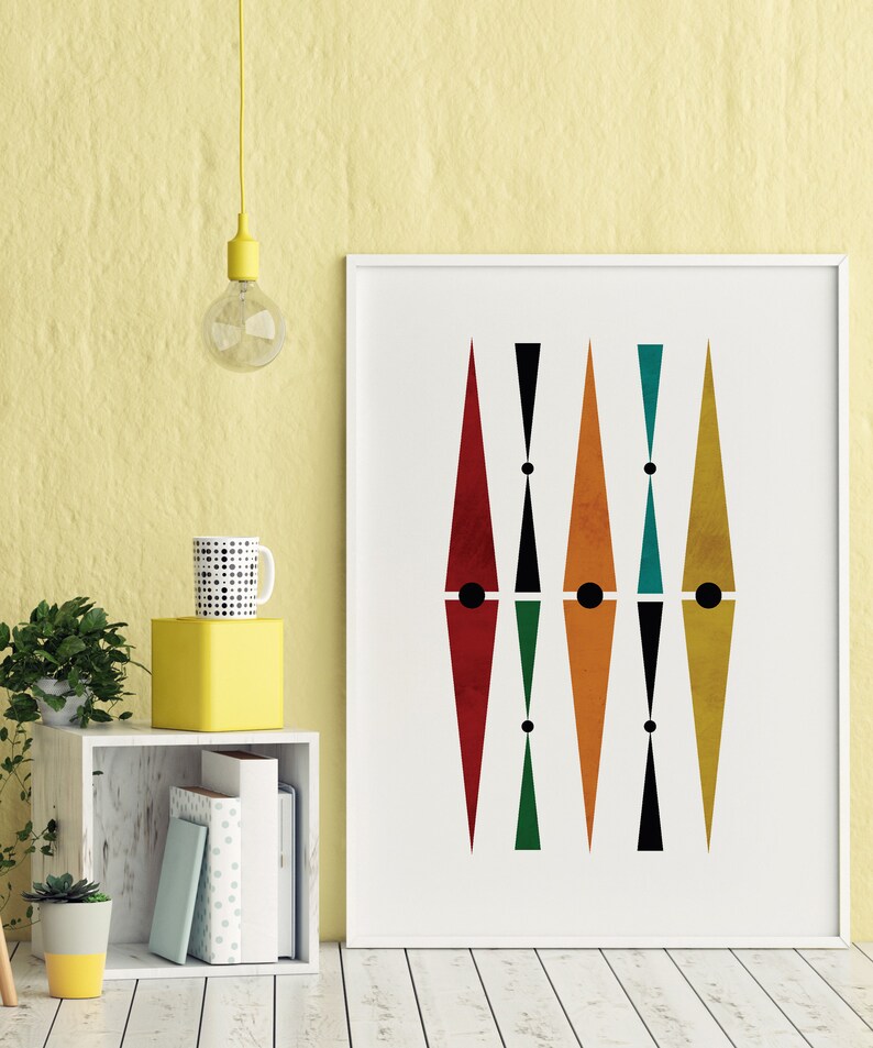 Mid Century Modern Print Art
