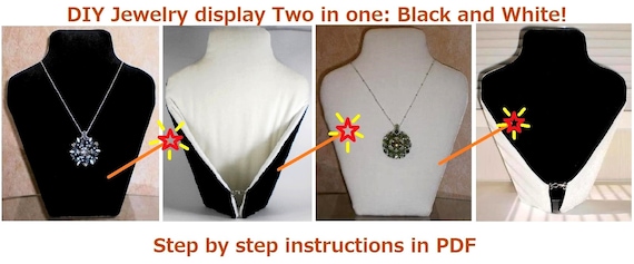Tutorial Necklace Display Bust, Make a Vendor Display, DIY Jewelry