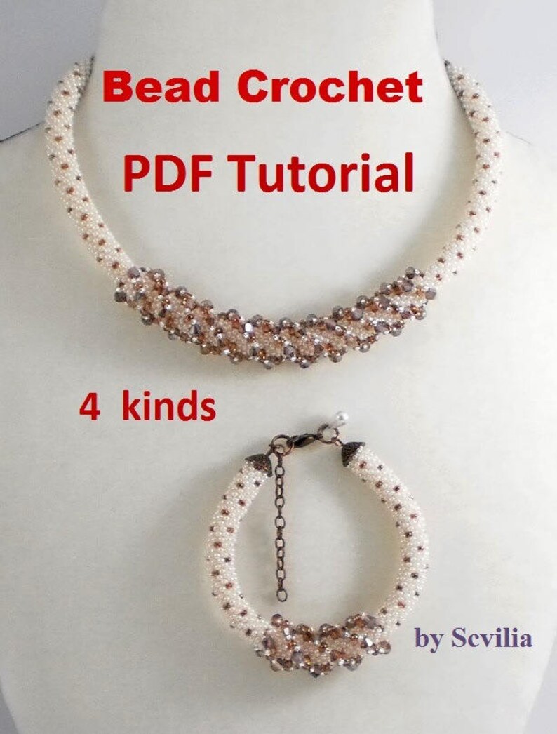 Bead Crochet Rope Pattern for Beading secret Necklace and Bracelet 4