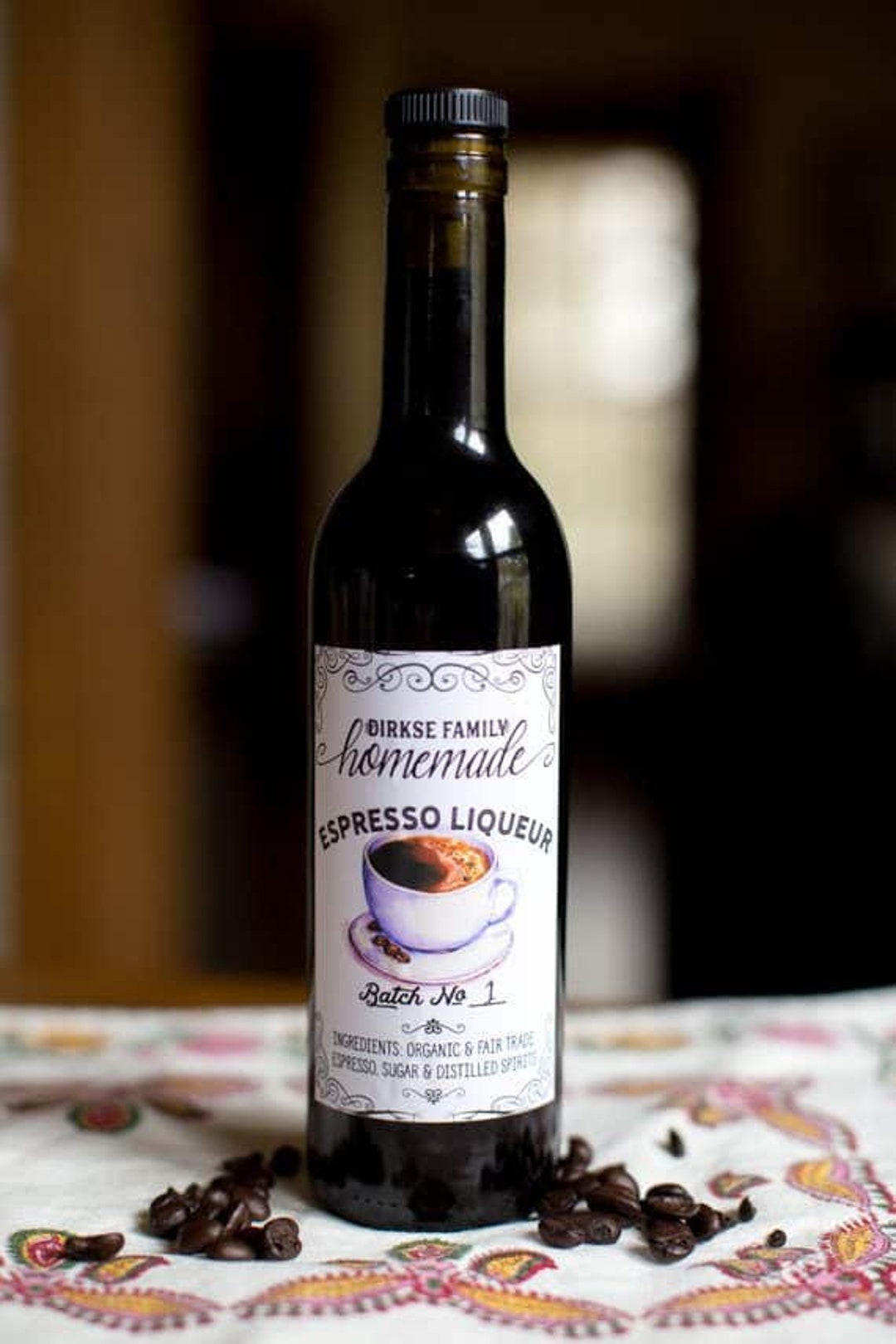 Customized Label Coffee Liqueur, Homemade Kahlua, Espresso Liqueur