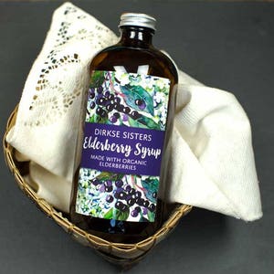 Elderberry Syrup Labels - Customizable
