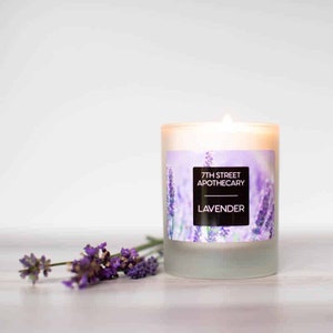 Customizable Lavender Labels - Premium Printed Labels - Perfect for Body Care, Candles, Lavender Extract and Teas