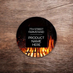 Customizable BBQ Labels - Premium Printed Labels for Barbecue Sauce, Spice Rubs, Grilling Marinades, Jerky, Smoked Flavorings and BBQ Sauces