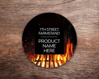 Customizable BBQ Labels - Premium Printed Labels for Barbecue Sauce, Spice Rubs, Grilling Marinades, Jerky, Smoked Flavorings and BBQ Sauces