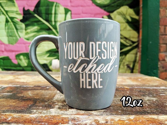 Personalized Mug, Etched Coffee Mug, Etched Tea Cup, Etched Personalized Mug, Etched Coffee Mug, Etched Tea Cup, Etched