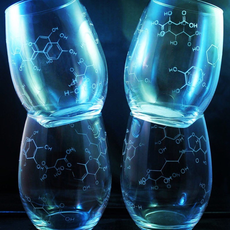 Science Wine Glass Chemical Glass White Wine Glass Etsy
