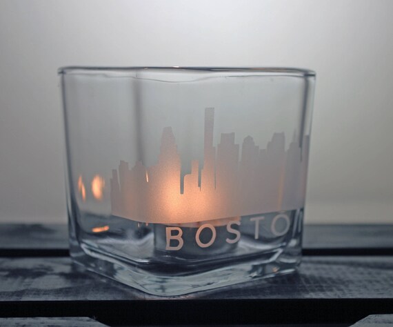 Boston Skyline Candle Holder - MA - Massachusetts - City Pride - Home Decor