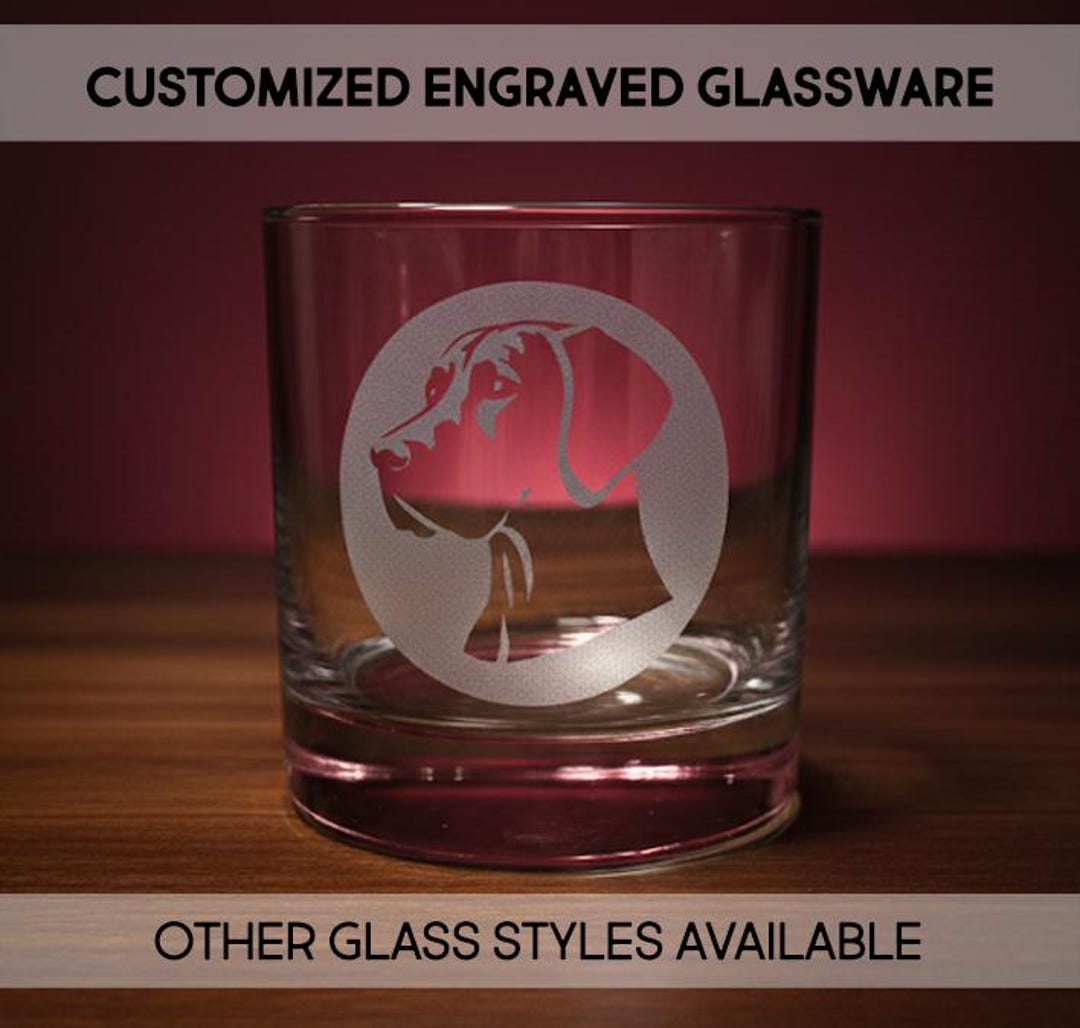 Rhodesian Ridgeback Glass, Dog Glassware, Engraved Pint, Etched ...